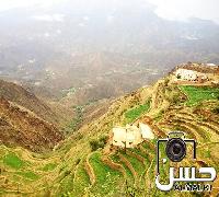 المدرجات الزراعية بجبل العزة رمضان 1433 ـ محافظة الداير ـ جازان